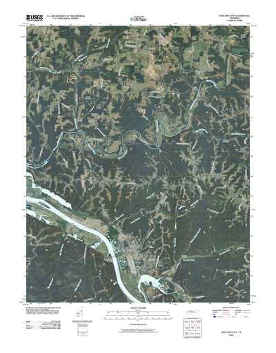 United States Geological Survey Ashland City, TN (2010, 24000-Scale) digital map