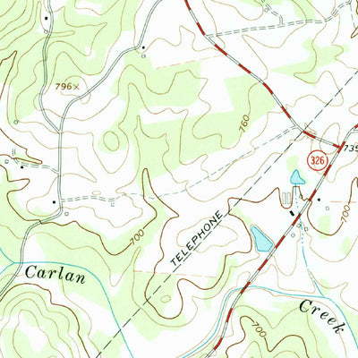 United States Geological Survey Ashland, GA (1964, 24000-Scale) digital map