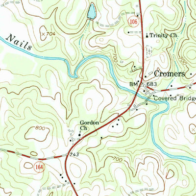 United States Geological Survey Ashland, GA (1964, 24000-Scale) digital map