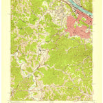United States Geological Survey Ashland, KY-OH (1953, 24000-Scale) digital map