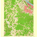 United States Geological Survey Ashland, KY-OH (1958, 24000-Scale) digital map