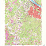 United States Geological Survey Ashland, KY-OH (1968, 24000-Scale) digital map