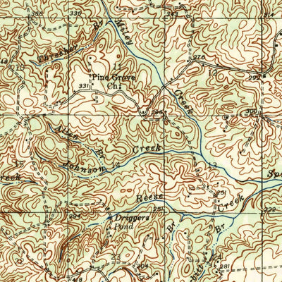 United States Geological Survey Ashland, LA (1947, 62500-Scale) digital map