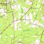 United States Geological Survey Ashland, LA (1957, 62500-Scale) digital map