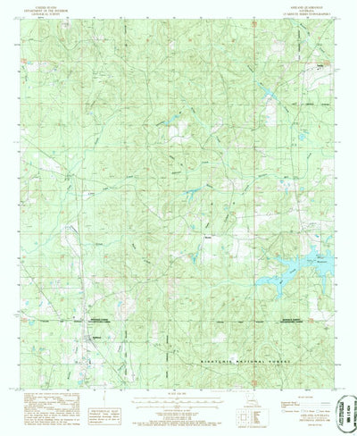 United States Geological Survey Ashland, LA (1986, 24000-Scale) digital map