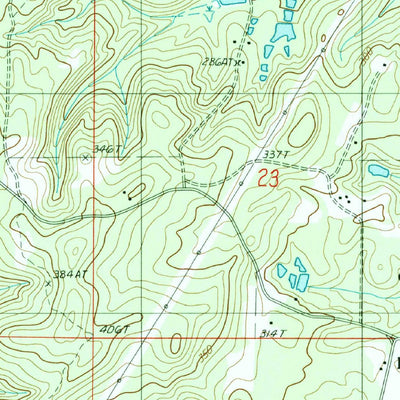 United States Geological Survey Ashland, LA (1986, 24000-Scale) digital map