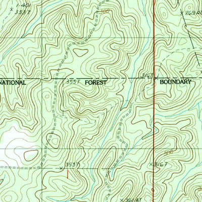 United States Geological Survey Ashland, LA (1986, 24000-Scale) digital map