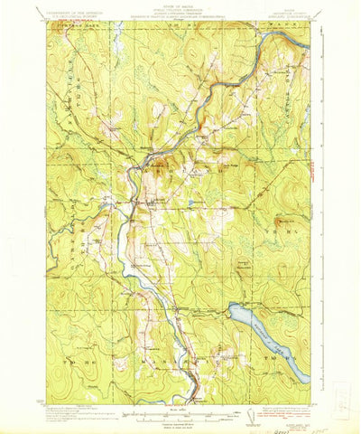 United States Geological Survey Ashland, ME (1934, 62500-Scale) digital map