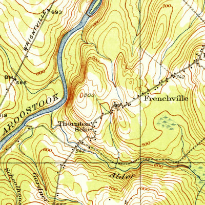 United States Geological Survey Ashland, ME (1934, 62500-Scale) digital map
