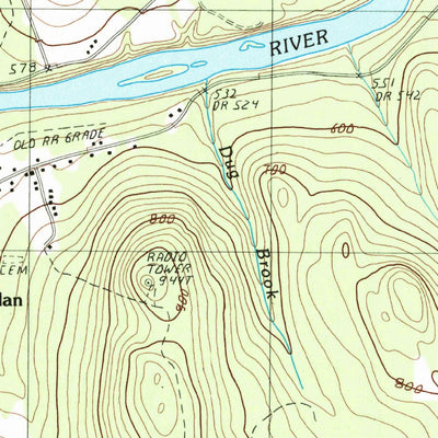 United States Geological Survey Ashland, ME (1986, 24000-Scale) digital map