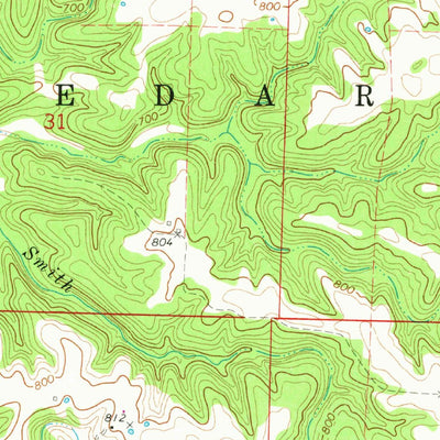 United States Geological Survey Ashland, MO (1969, 24000-Scale) digital map