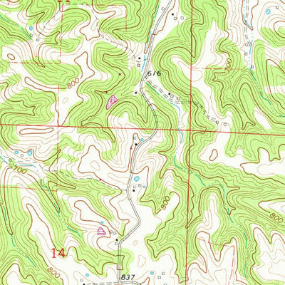 United States Geological Survey Ashland, MO (1969, 24000-Scale) digital map