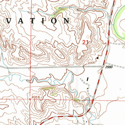 United States Geological Survey Ashland, MT (1995, 24000-Scale) digital map