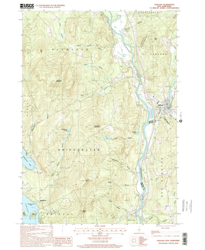 United States Geological Survey Ashland, NH (2000, 24000-Scale) digital map
