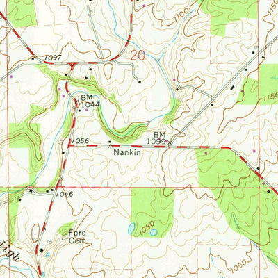 United States Geological Survey Ashland North, OH (1961, 24000-Scale) digital map