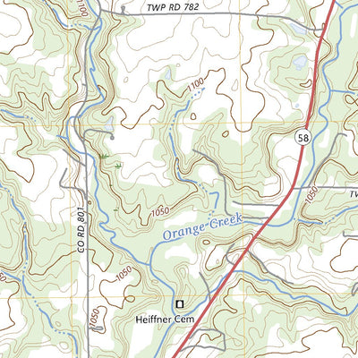 United States Geological Survey Ashland North, OH (2023, 24000-Scale) digital map