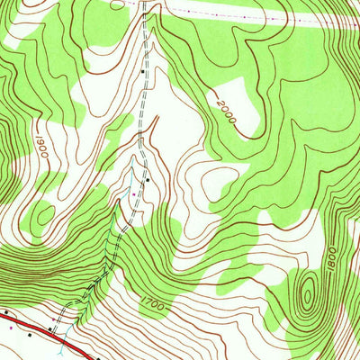United States Geological Survey Ashland, NY (1945, 24000-Scale) digital map