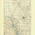 United States Geological Survey Ashland, OH (1908, 62500-Scale) digital map