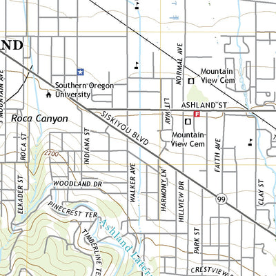 United States Geological Survey Ashland, OR (2020, 24000-Scale) digital map