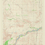 United States Geological Survey Ashland SE, KS-OK (1972, 24000-Scale) digital map