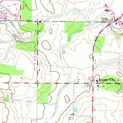 United States Geological Survey Ashland South, OH (1961, 24000-Scale) digital map