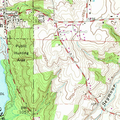 United States Geological Survey Ashland South, OH (1961, 24000-Scale) digital map
