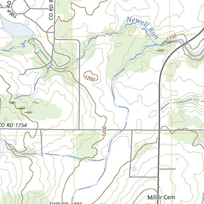 United States Geological Survey Ashland South, OH (2023, 24000-Scale) digital map