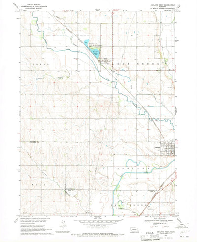 United States Geological Survey Ashland West, NE (1969, 24000-Scale) digital map