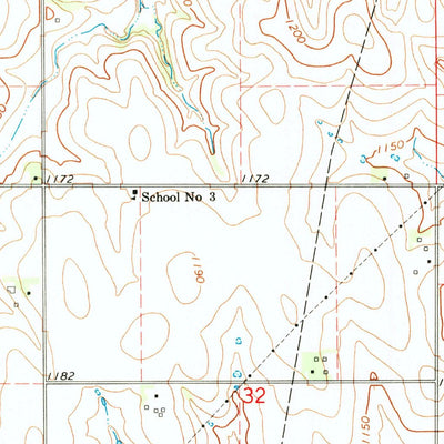 United States Geological Survey Ashland West, NE (1969, 24000-Scale) digital map