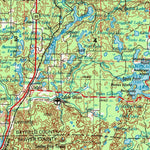 United States Geological Survey Ashland, WI-MI-MN (1953, 250000-Scale) digital map