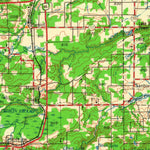 United States Geological Survey Ashland, WI-MI-MN (1958, 250000-Scale) digital map