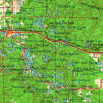 United States Geological Survey Ashland, WI-MI-MN (1958, 250000-Scale) digital map