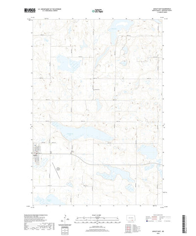 United States Geological Survey Ashley East, ND (2020, 24000-Scale) digital map