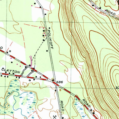 United States Geological Survey Ashley Falls, MA-CT (1958, 24000-Scale) digital map