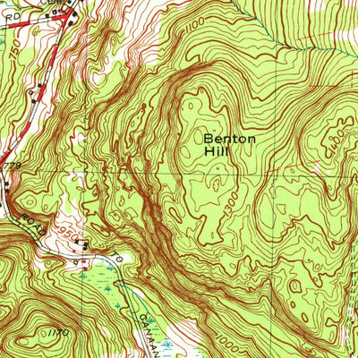 United States Geological Survey Ashley Falls, MA-CT (1958, 25000-Scale) digital map