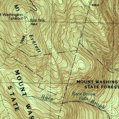 United States Geological Survey Ashley Falls, MA-CT-NY (1987, 25000-Scale) digital map