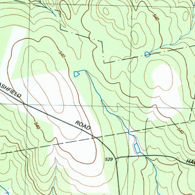 United States Geological Survey Ashley Falls, MA-CT-NY (1990, 25000-Scale) digital map