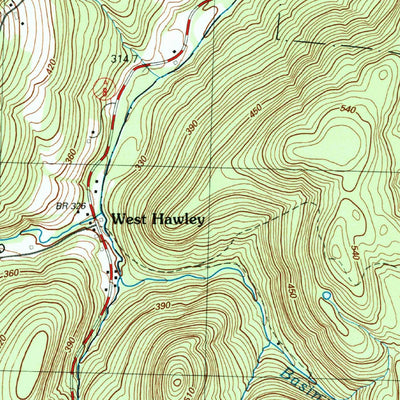 United States Geological Survey Ashley Falls, MA-CT-NY (1990, 25000-Scale) digital map