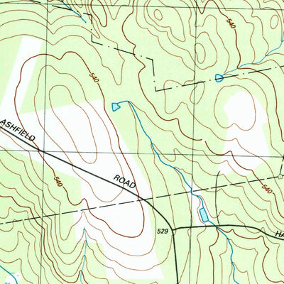 United States Geological Survey Ashley Falls, MA-CT-NY (1998, 25000-Scale) digital map