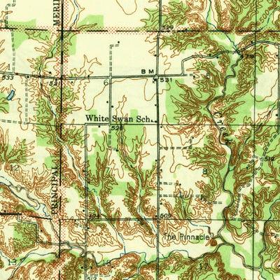 United States Geological Survey Ashley, IL (1946, 62500-Scale) digital map