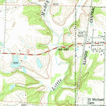 United States Geological Survey Ashley, IL (1974, 24000-Scale) digital map
