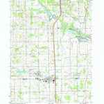 United States Geological Survey Ashley, IN (1993, 24000-Scale) digital map
