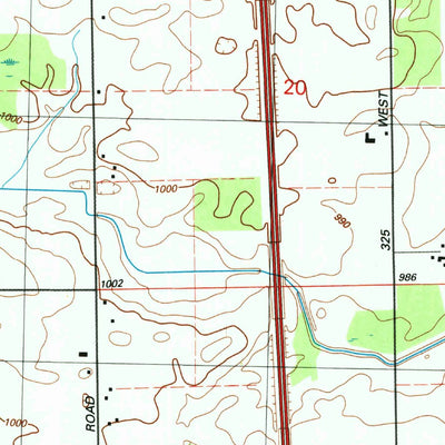 United States Geological Survey Ashley, IN (1993, 24000-Scale) digital map