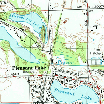 United States Geological Survey Ashley, IN (1993, 24000-Scale) digital map