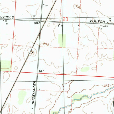 United States Geological Survey Ashley, OH (1995, 24000-Scale) digital map