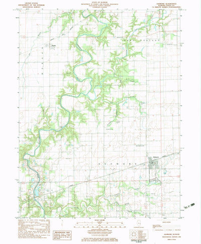 United States Geological Survey Ashmore, IL (1982, 24000-Scale) digital map