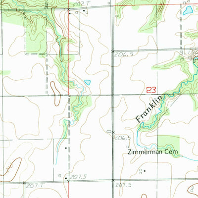 United States Geological Survey Ashmore, IL (1982, 24000-Scale) digital map
