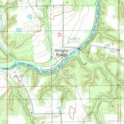 United States Geological Survey Ashmore, IL (1982, 24000-Scale) digital map