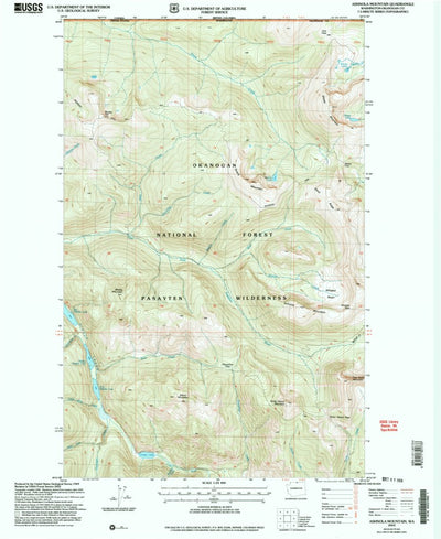 United States Geological Survey Ashnola Mountain, WA (2002, 24000-Scale) digital map