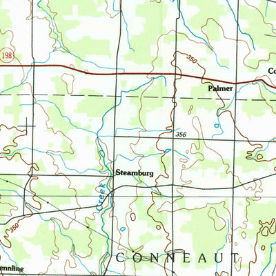 United States Geological Survey Ashtabula, OH-PA (1986, 100000-Scale) digital map